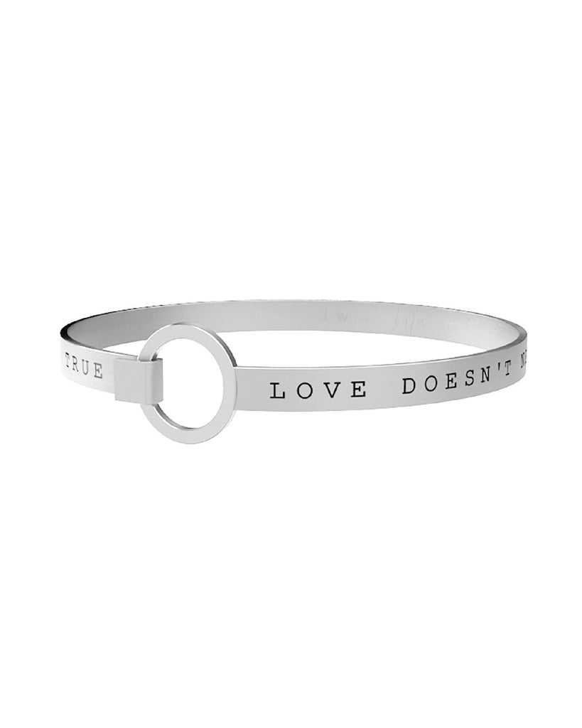 231680 Bracciale Love "LOVE DOESN'T NEED TO BE...LOVE DOESN'T NEED TO BE PERFECT"