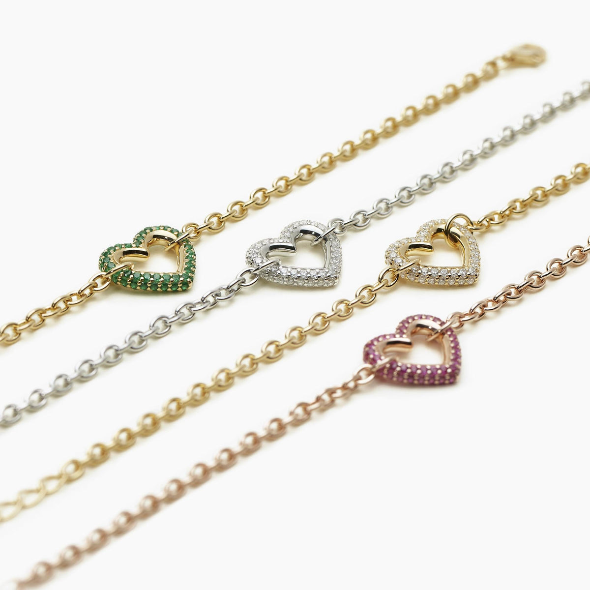 Bracciale BUBBLE HEART - Gioielleria Fondente