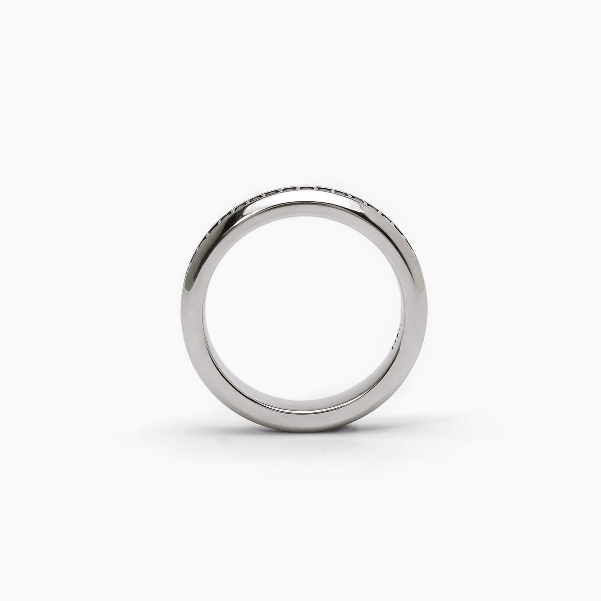 Anello pavè nero MONTECARLO - Gioielleria Fondente