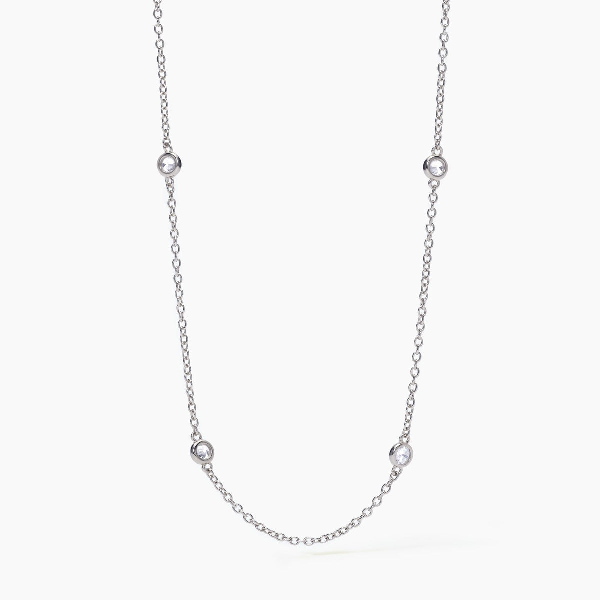 Collana sottile in argento SPOTLIGHT