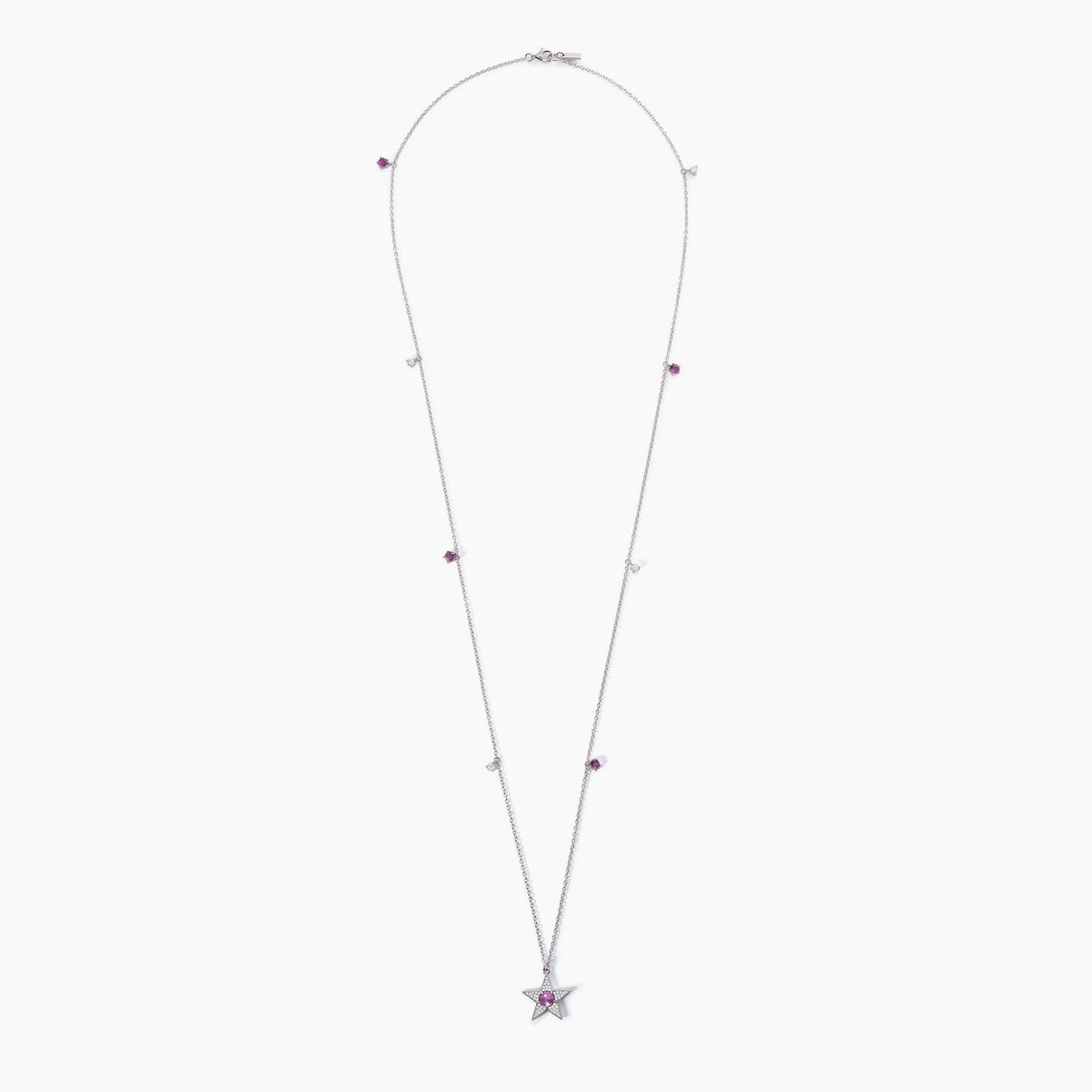 Collana stella e tormalina sintetica STARLET - Gioielleria Fondente