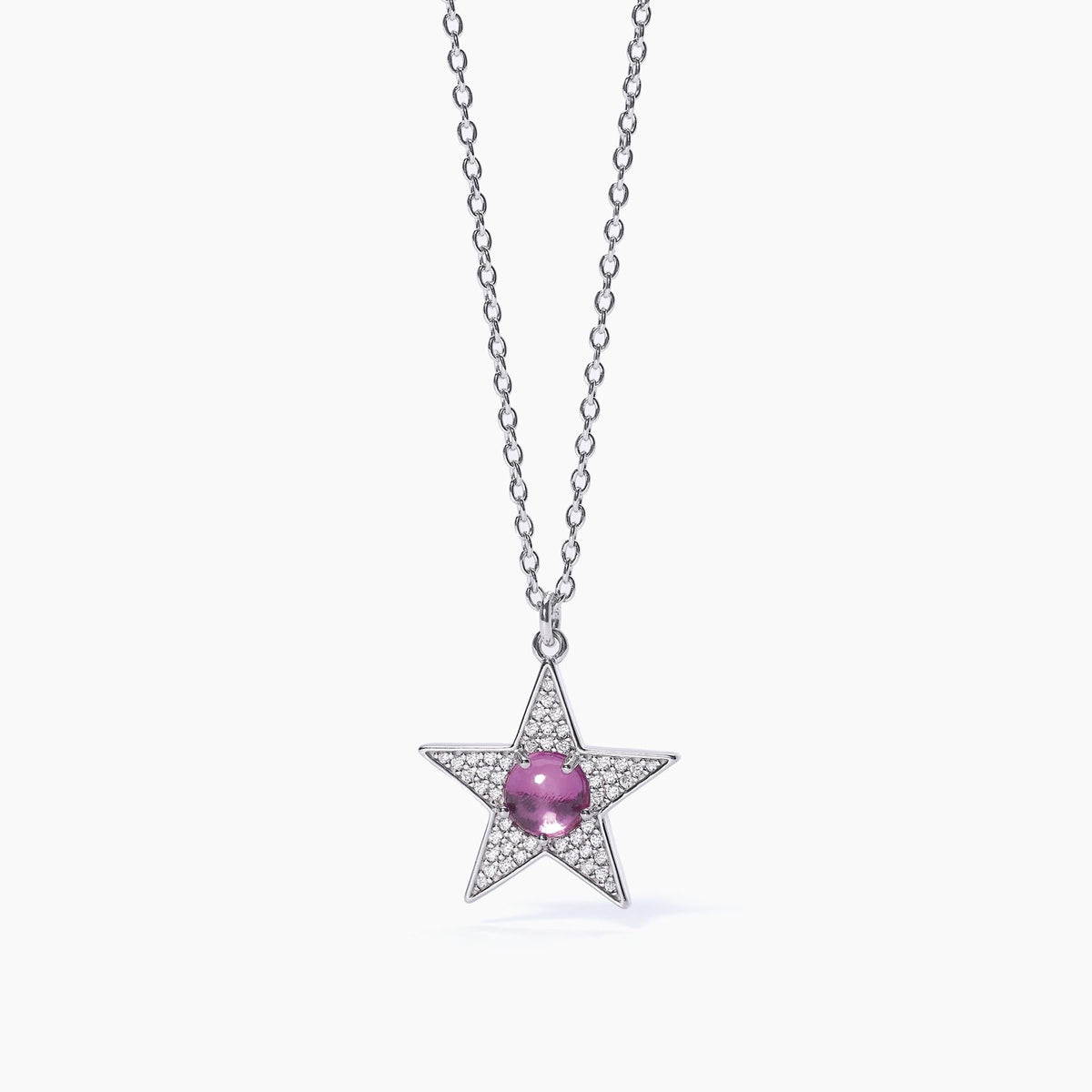 Collana stella e tormalina sintetica STARLET - Gioielleria Fondente
