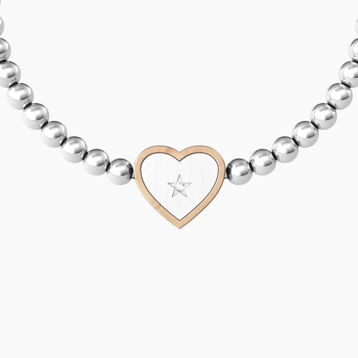 Coppia di bracciali con elastico e frase love is us LUI & LEI | LOVE IS US - Gioielleria Fondente