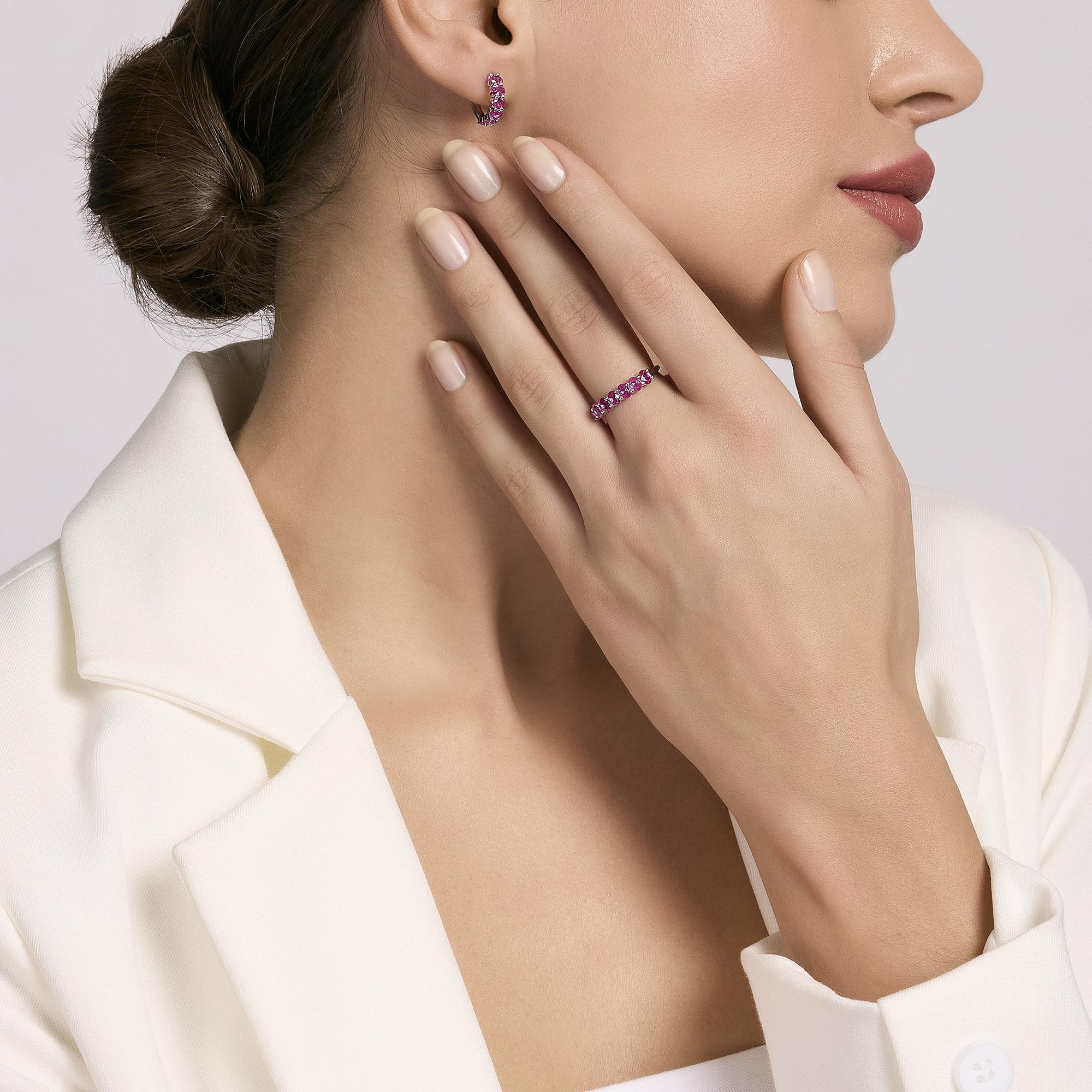 Veretta in argento con tormalina sintetica - Gioielleria Fondente