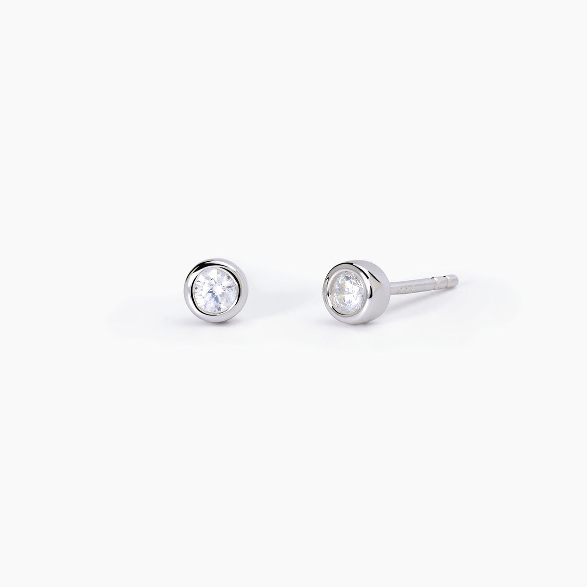 Orecchini punto luce in argento SHINY
