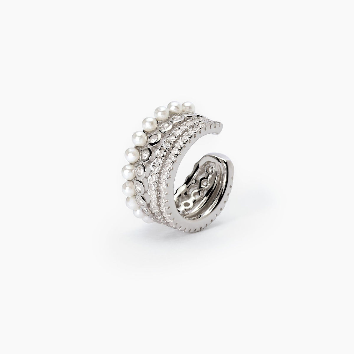 Orecchino ear cuff multifilo CUFFMANIA - Gioielleria Fondente