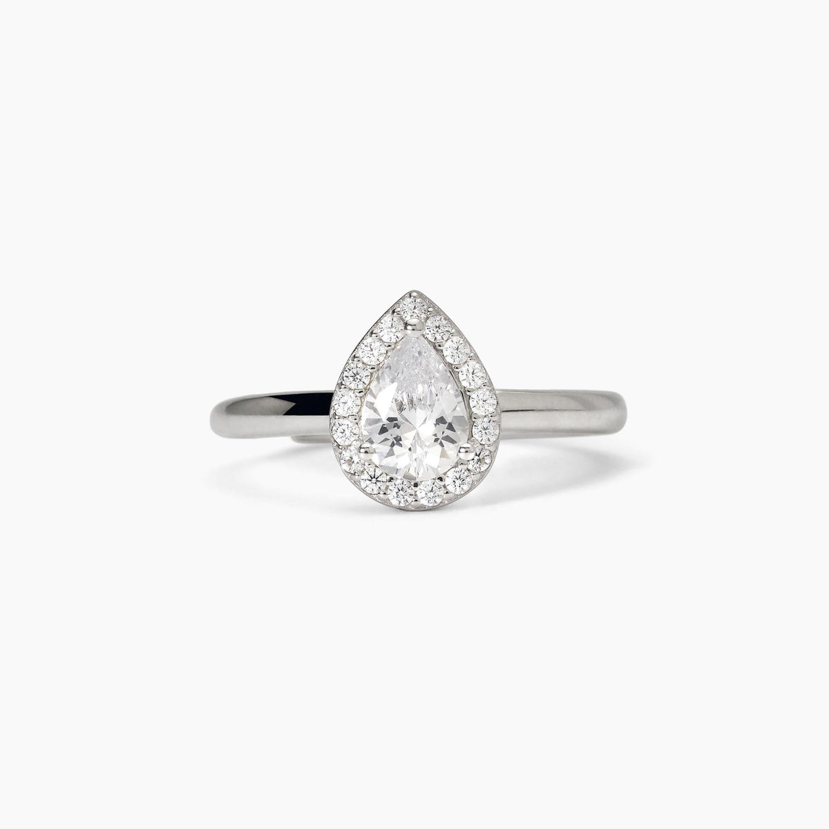 Anello in argento con zirconi bianchi COOL OR RÉTRO? - Gioielleria Fondente