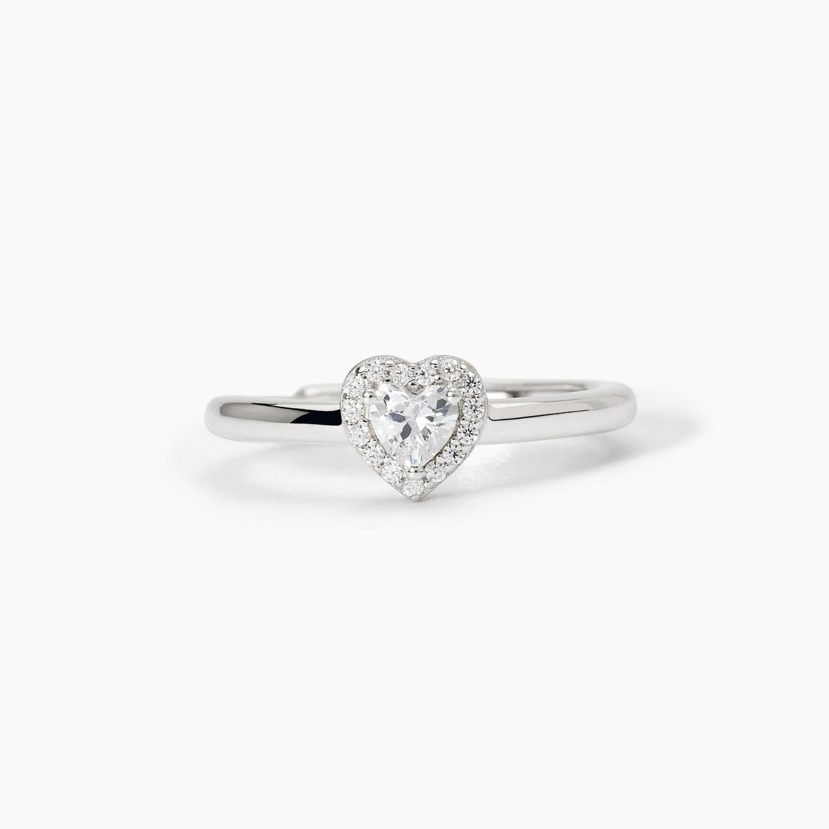 Anello in argento con zirconi bianchi LOVE AFFAIR - Gioielleria Fondente