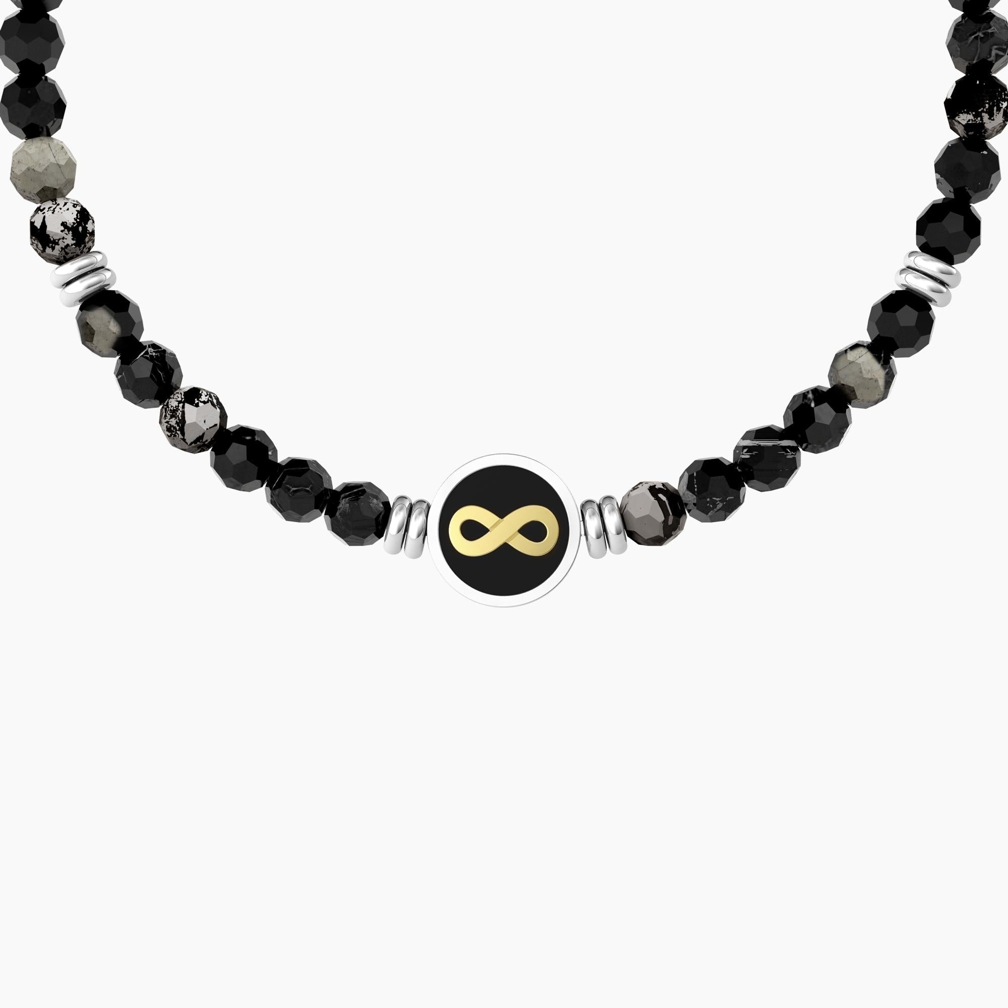 Bracciale elastico uomo "Infinito | Oltre i limiti" - Gioielleria Fondente