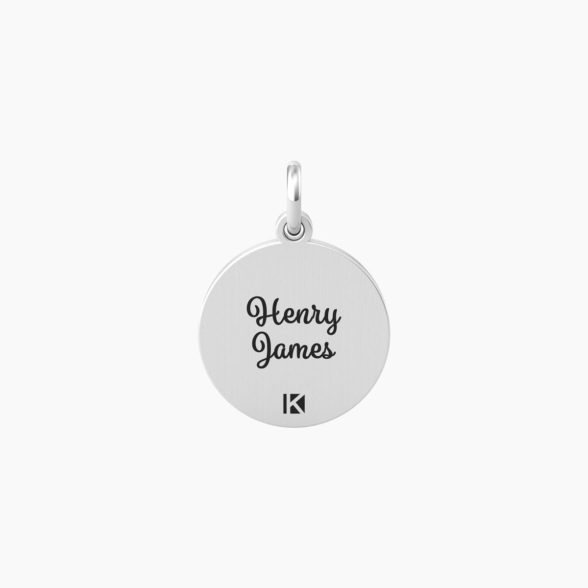 Ciondolo con frase vivi la vita e cristallo VIVI LA VITA - Gioielleria Fondente