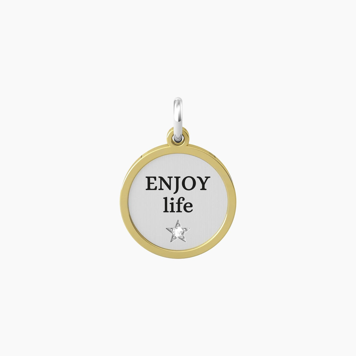 Ciondolo con scritta enjoy life ENJOY LIFE - Gioielleria Fondente