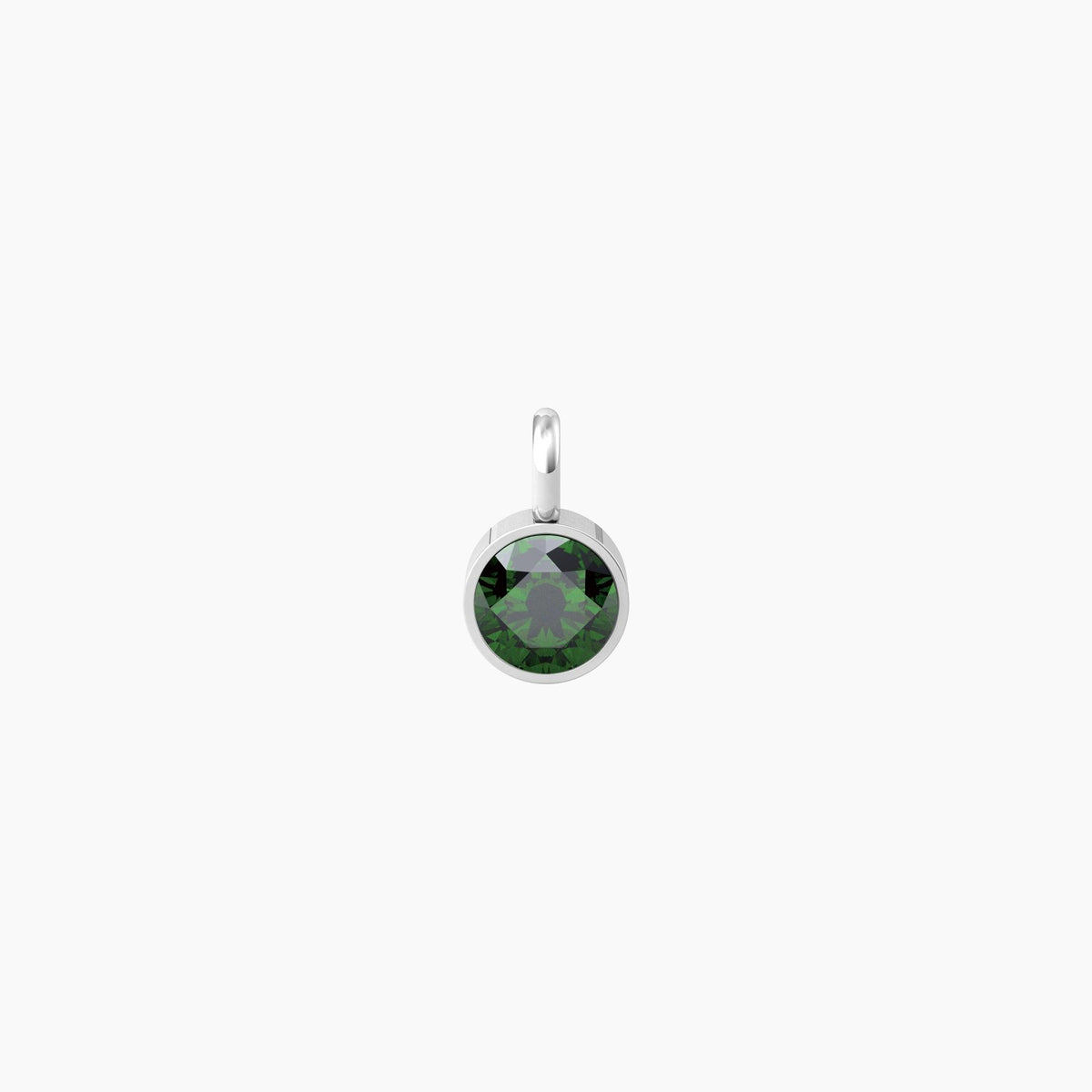 Ciondolo con zircone verde tondo ENERGIA | SOGNI - Gioielleria Fondente
