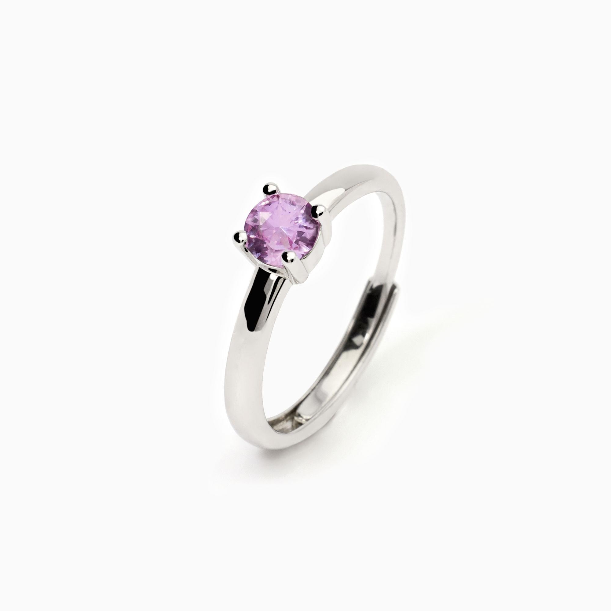 Anello donna in argento con tormalina sintetica ISABEL - Gioielleria Fondente