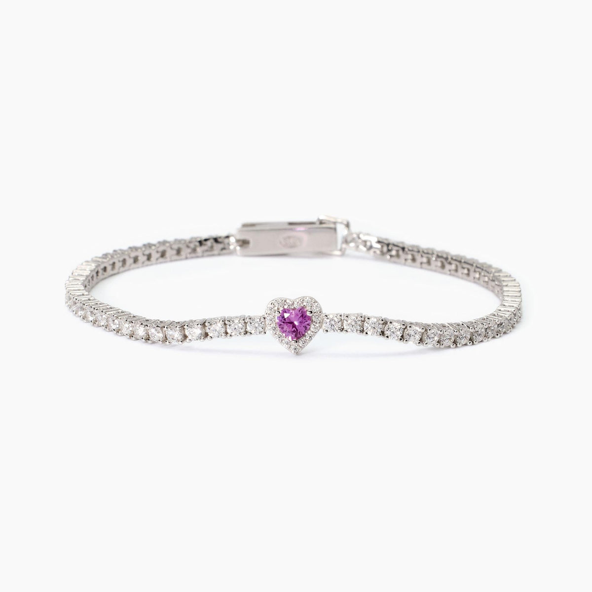 Bracciale tennis donna con tormalina sintetica LOVE AFFAIR - Gioielleria Fondente