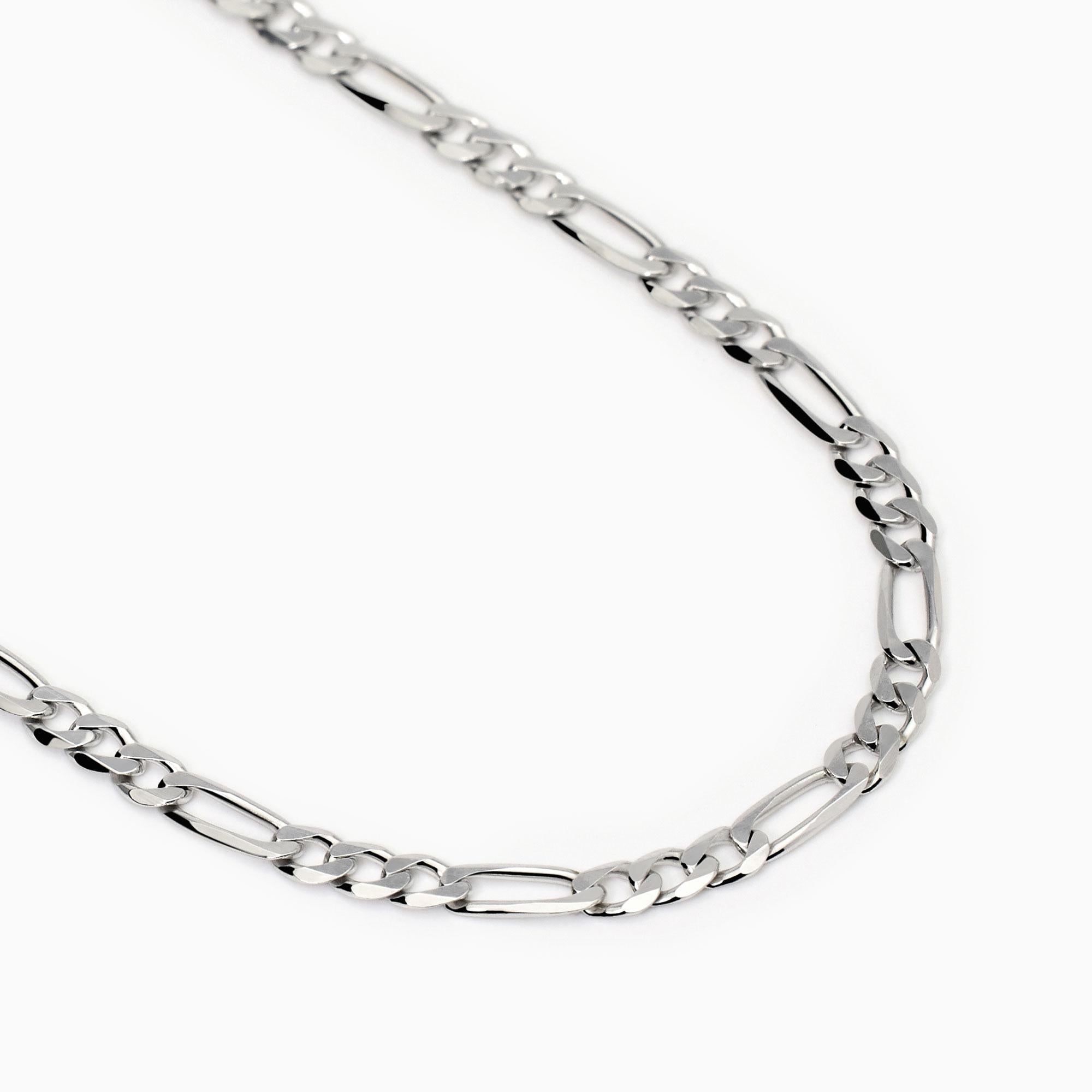 Collana uomo in argento con catena Millennium