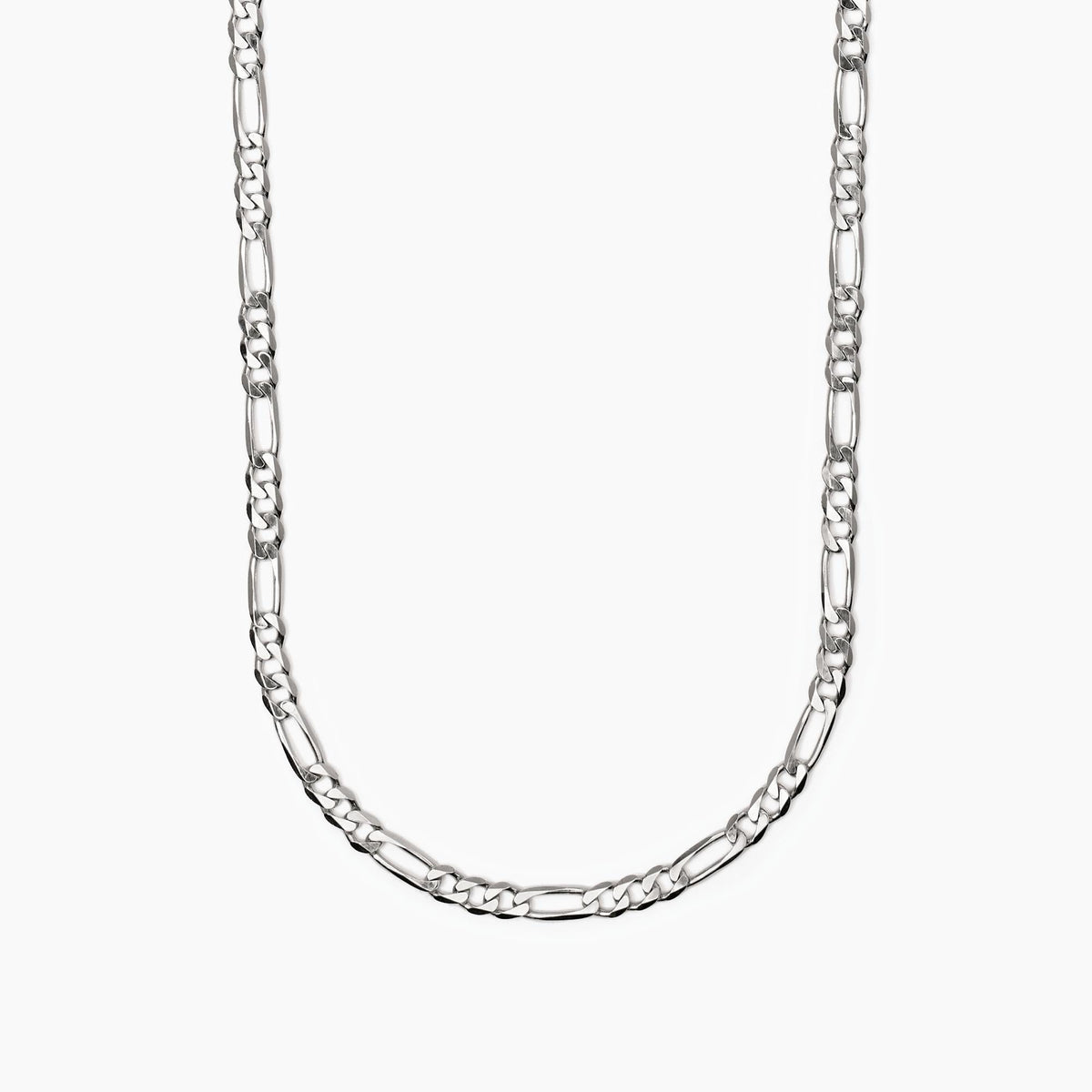 Collana uomo in argento con catena Millennium