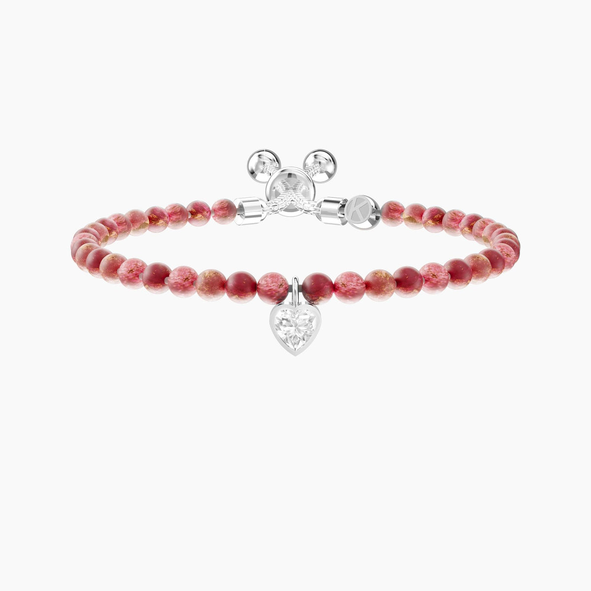 Bracciale regolabile con diaspro rosso ENERGIA | SOGNI