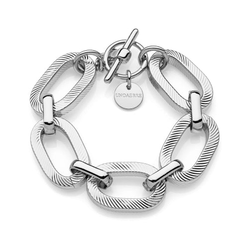 Bracciale Square con finitura a righe 2156