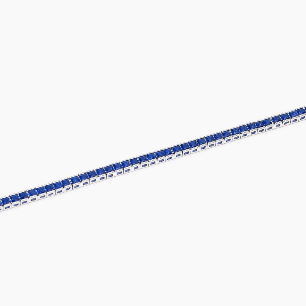 Bracciale tennis uomo con zaffiri sintetici Tennis Club