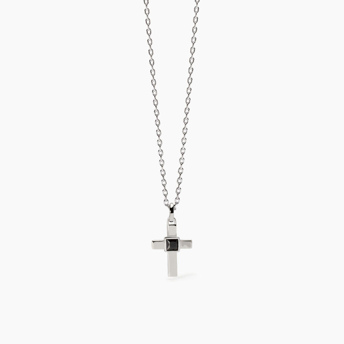 Collana uomo con ciondolo croce Mystical