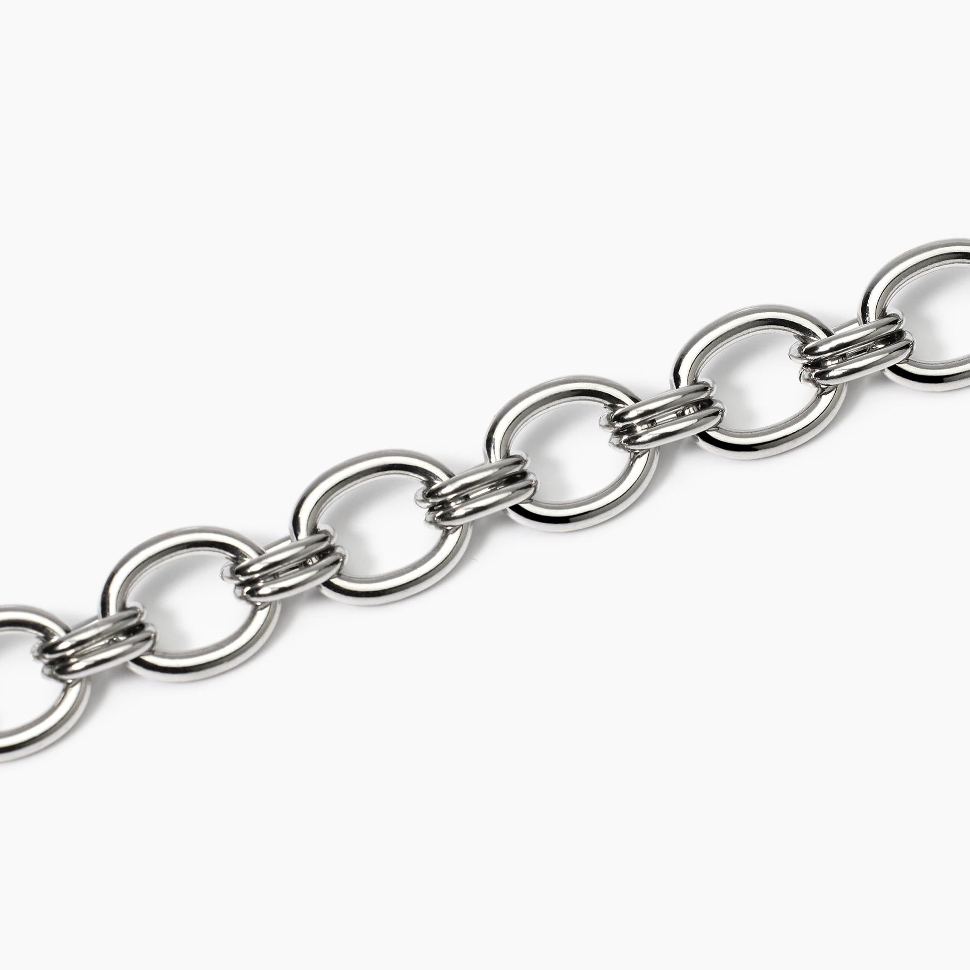 Bracciale in acciaio con catena larga Style 06