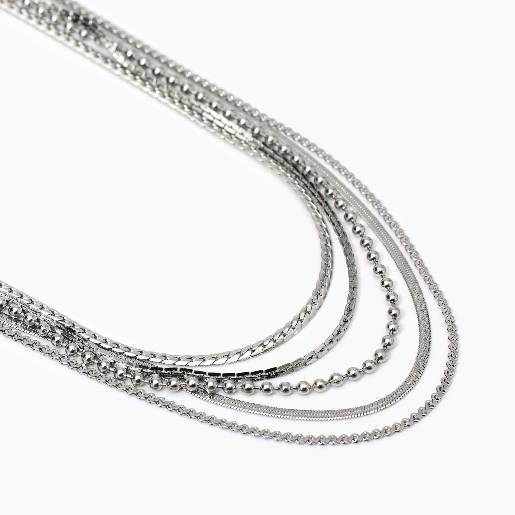 Girocollo da donna con catene multiple Style 08