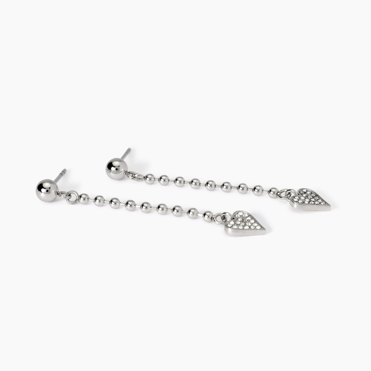 Orecchini pendenti con cuori in cristalli Style 18