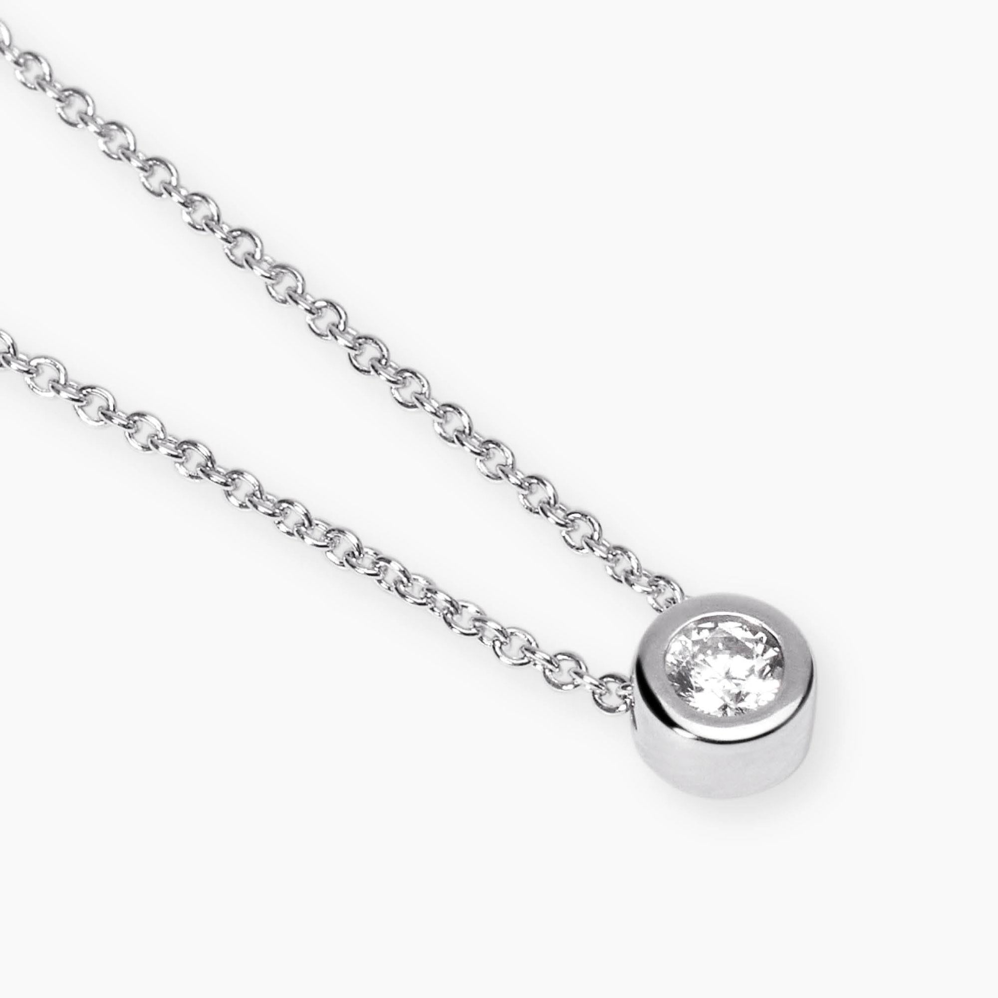 Girocollo con punto luce in diamante lab-grown My Diamond