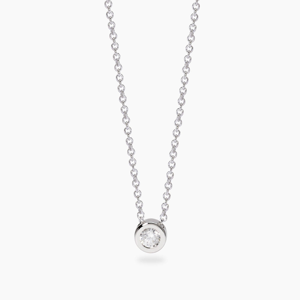 Girocollo con punto luce in diamante lab-grown My Diamond