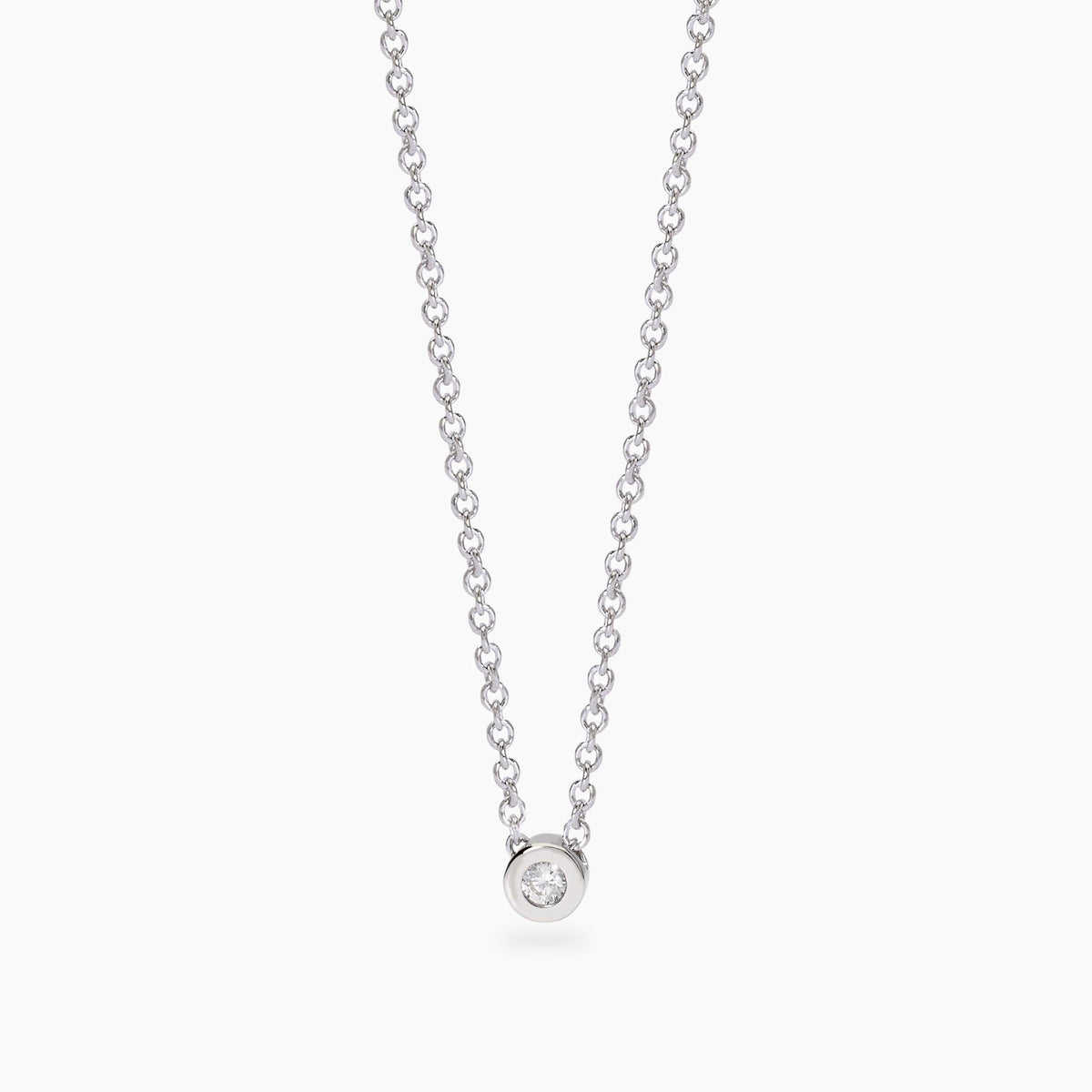 Girocollo con punto luce in diamante lab-grown My Diamond