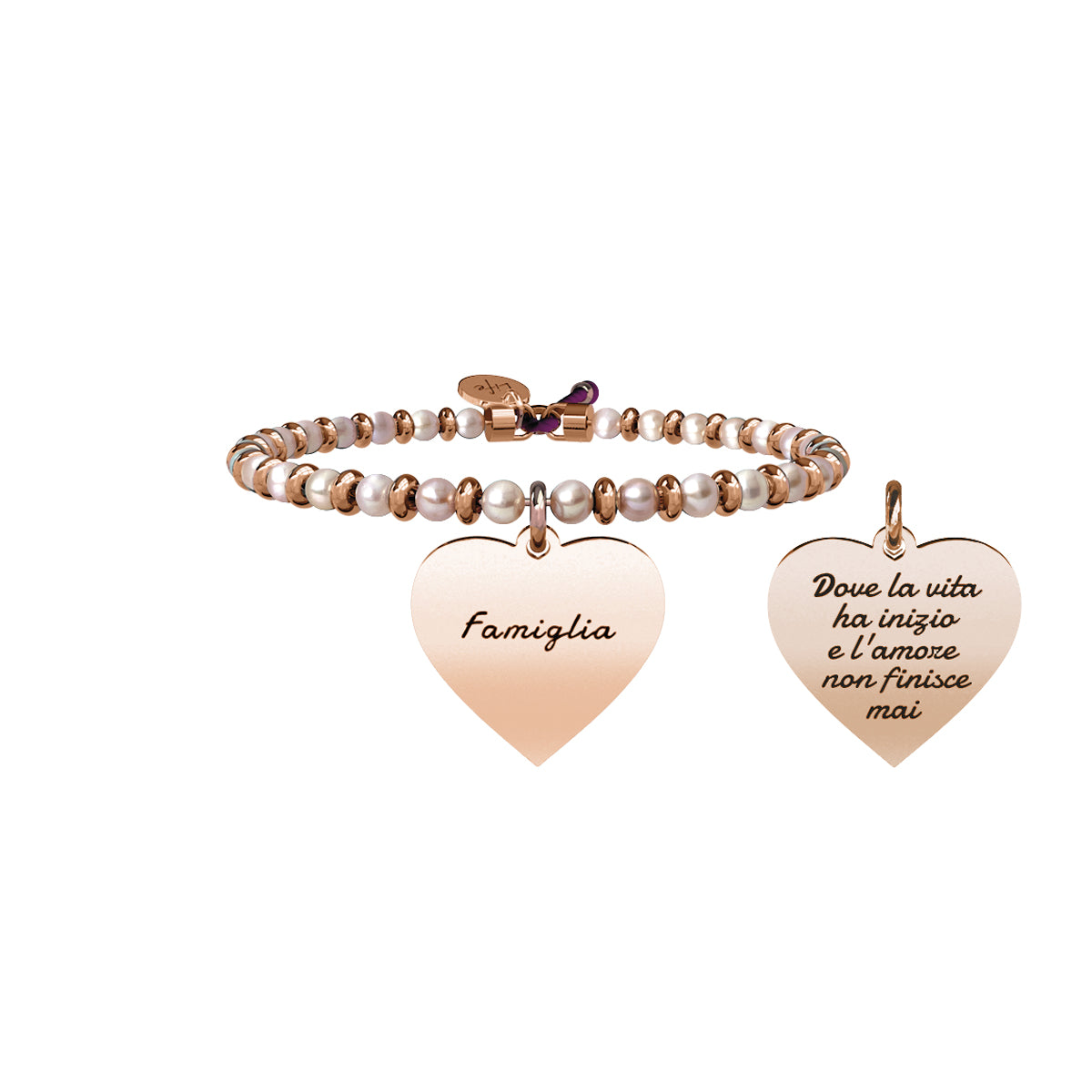 731422 Bracciale Family "Dove la vita ha inizio e l'amore non finsice mai"