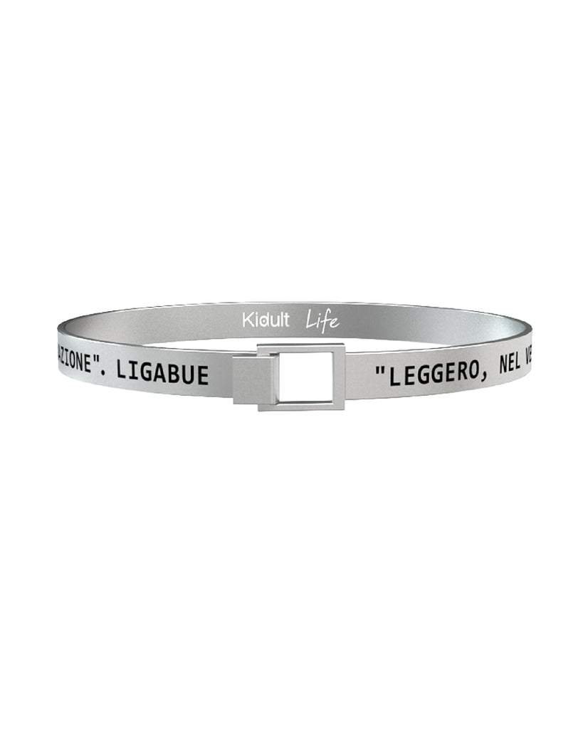 731554 Bracciale Ligabue "Leggero nel vestito migliore senza andata né ritorno senza destinazione"