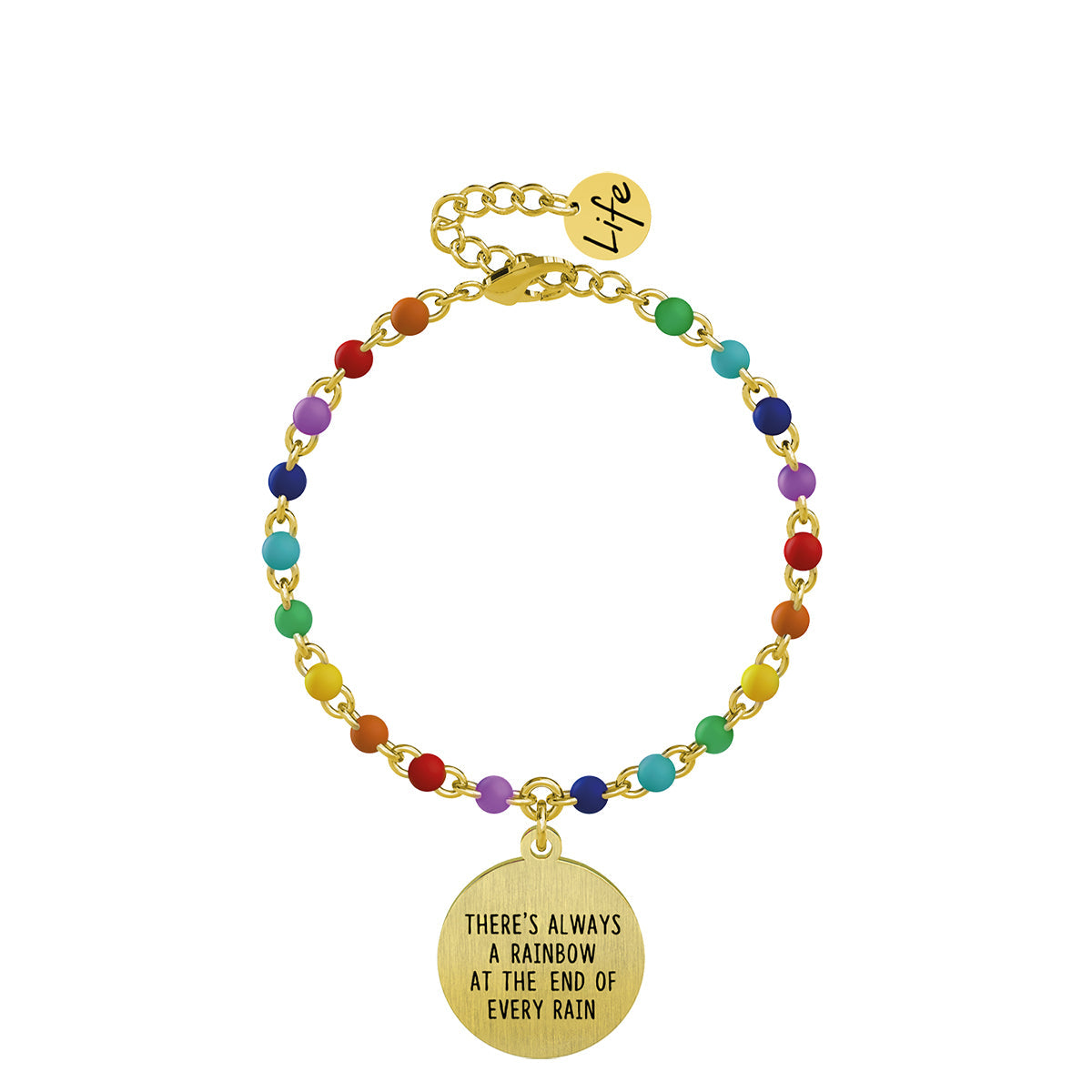 731816 Bracciale Philosophy "There is always a rainbow at the end of every rain"