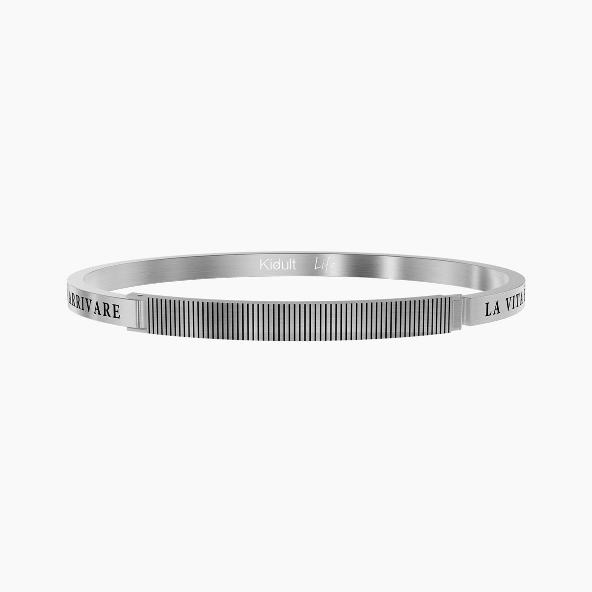 732042 Bangle Philosophy "La vita e' piena di sorprese. C'e' sempre qualcosa di bello che dovra' arrivare"
