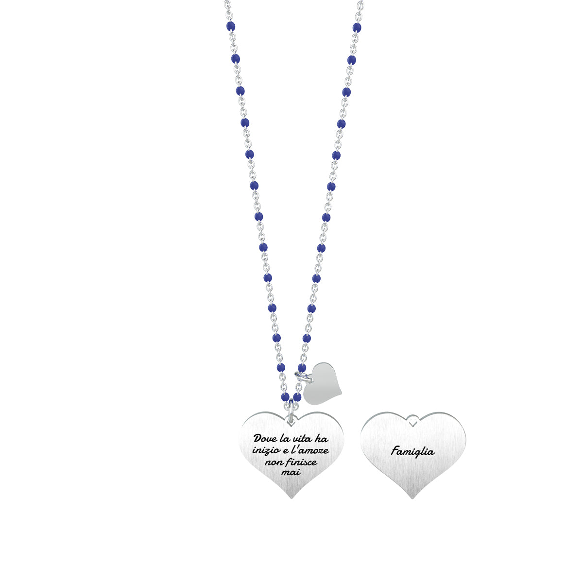 751041 Collana Family "Dove la vita ha inizio e l'amore non finisce mai"
