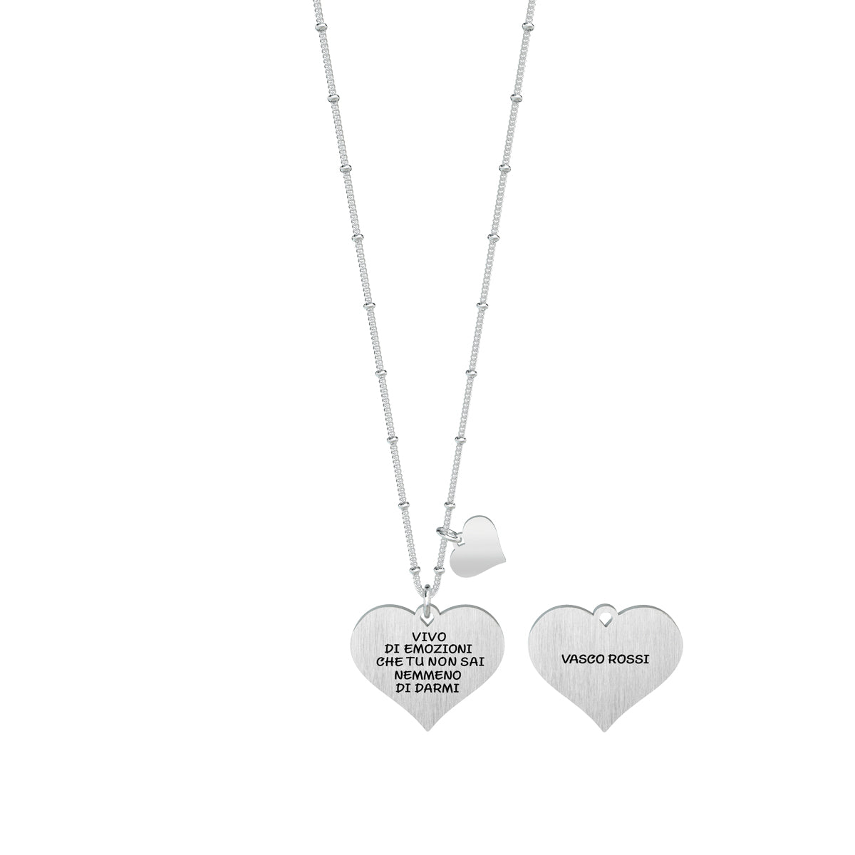 751139 Collana Vasco "Vivo di emozioni che tu non sai nemmeno di darmi"