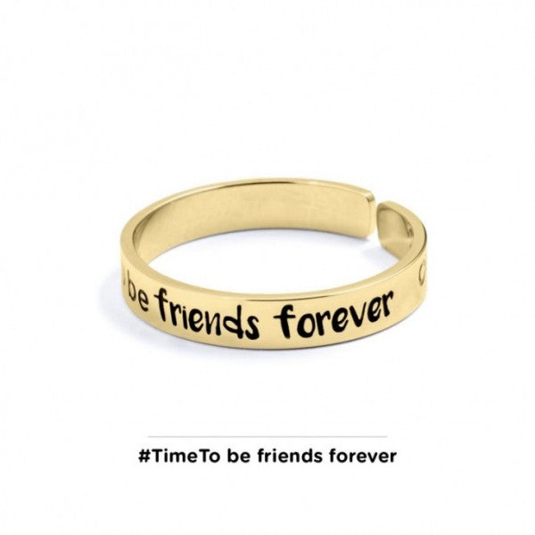 Anello "Time to be friends forever" - Gioielleria Fondente