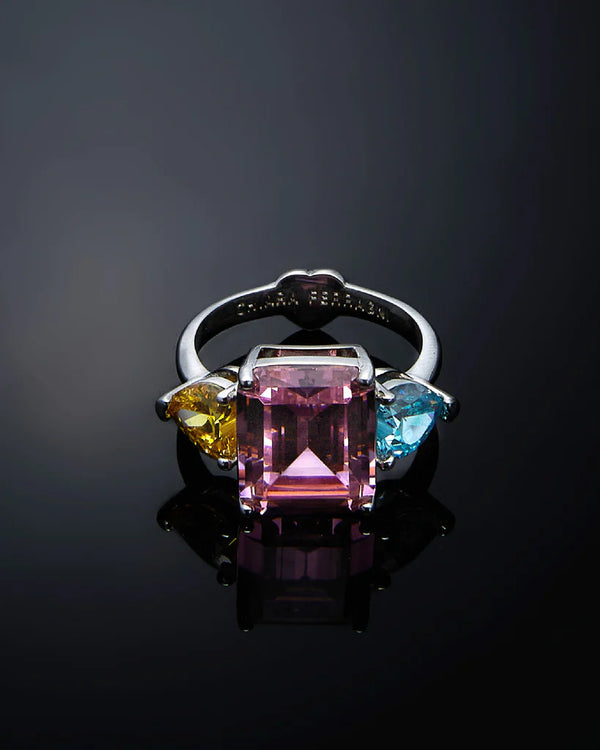 j19avs06 Anello Princess Rainbow