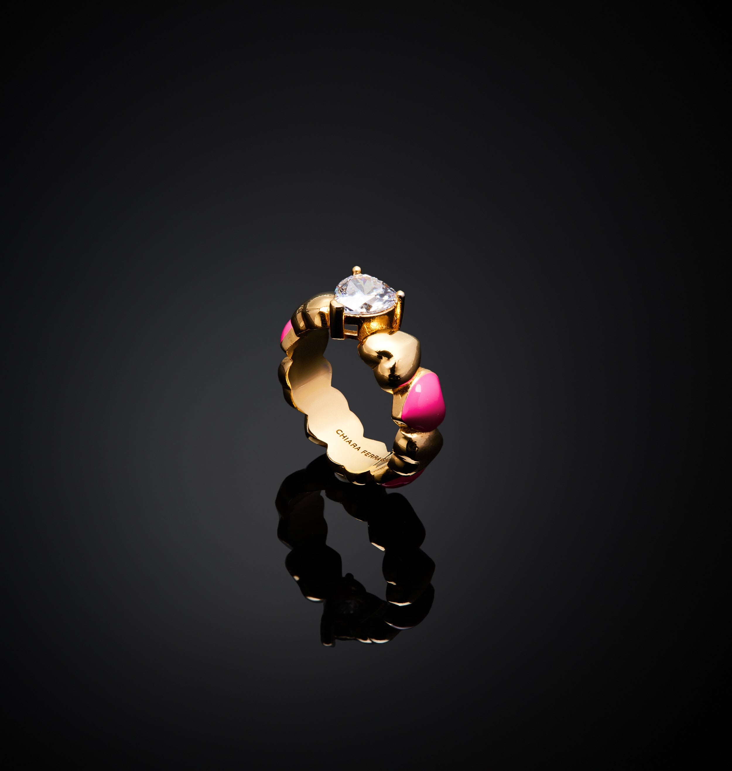 Anello Cuoricino Neon - Gioielleria Fondente