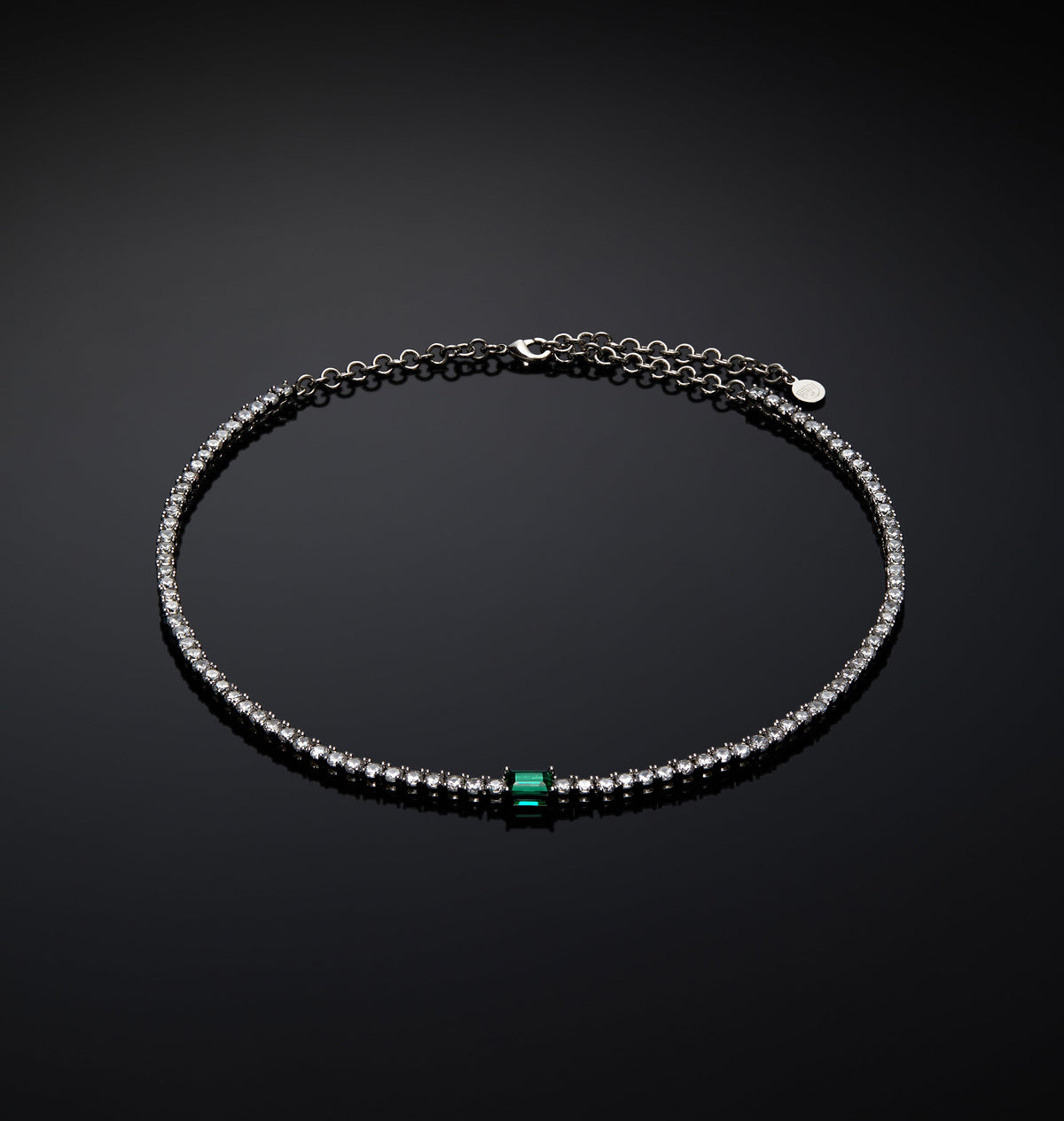 Girocollo tennis Emerald - Gioielleria Fondente