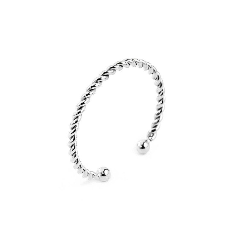 18an092-f Anello falange ritorto