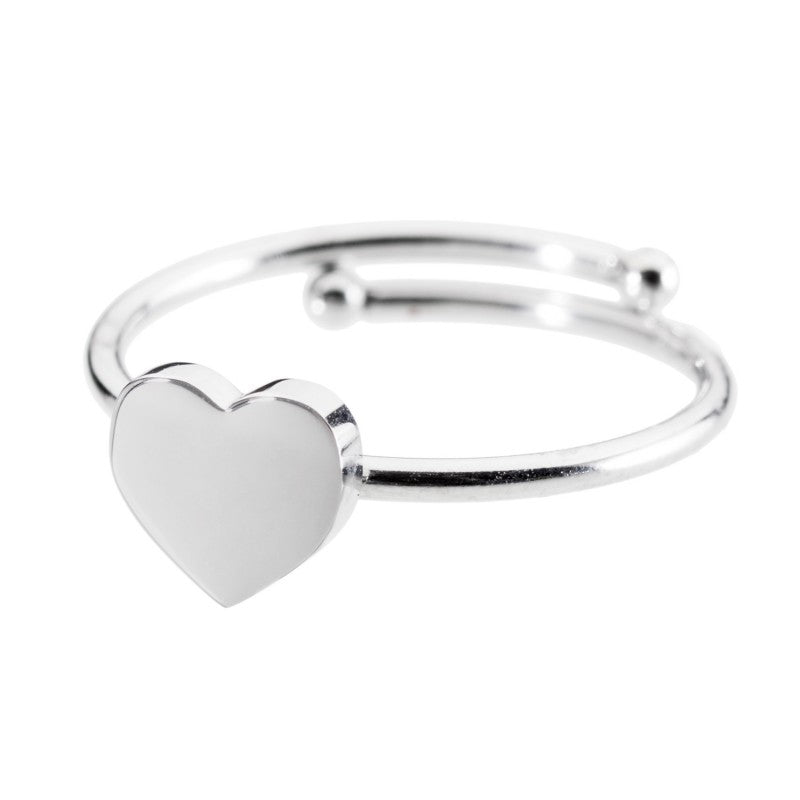 18an022 Anello con cuore