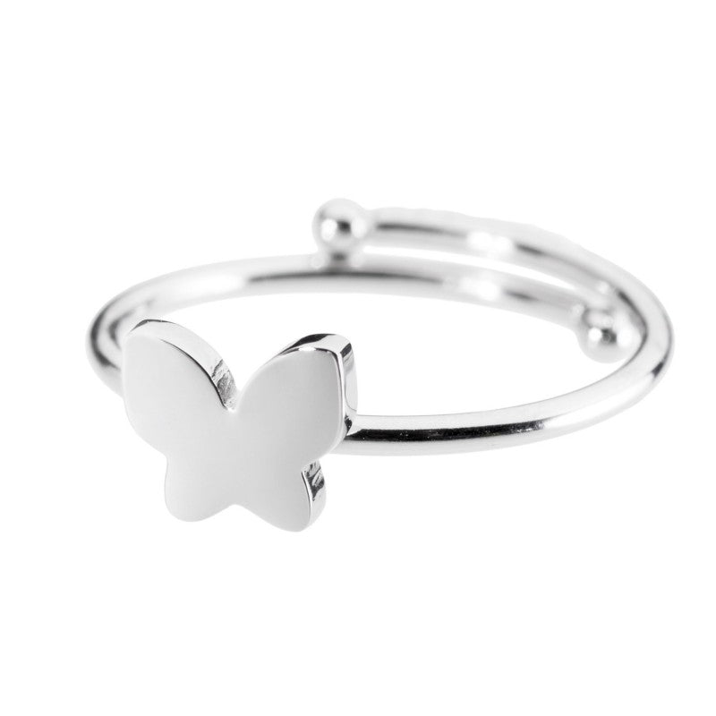 18an023 Anello con farfalla