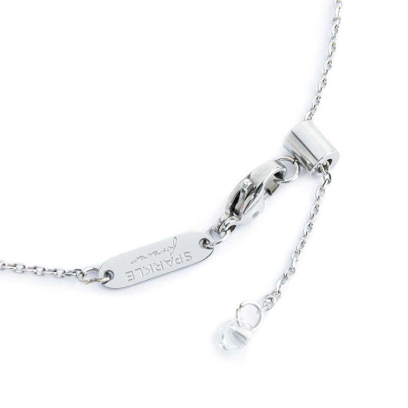 Bracciale catena cutting cross con tre zirconi 3.5mm centrali