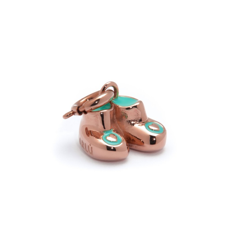 21ch001r-a Charm scarpine rosè azzurro