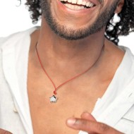 Collana cordino con stella