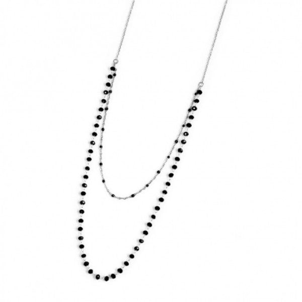 2ca0002-n COLLANA CON CRISTALLI 3mm