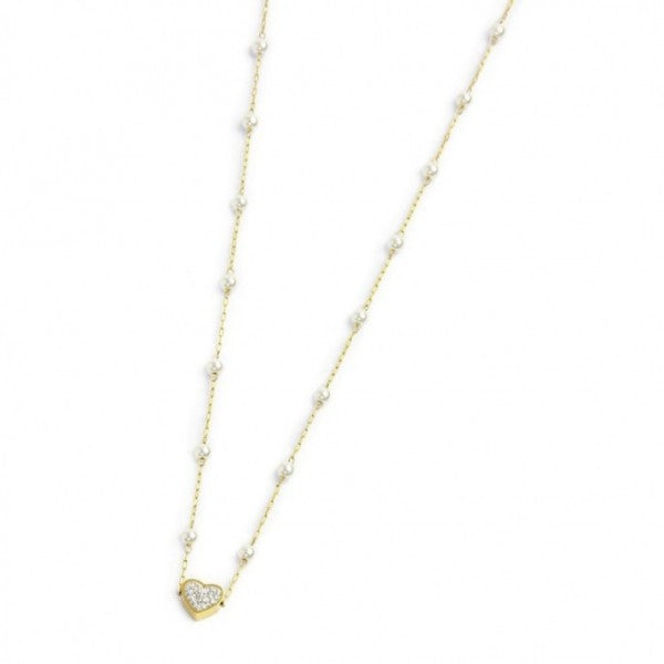 15cn032g-w COLLANA CON CUORE