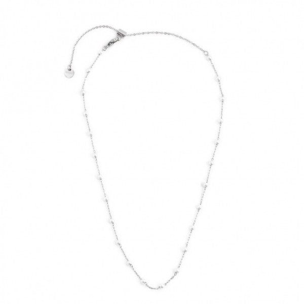 2CA0031-W COLLANA CON PERLE 3.30MM CATENA 44CM