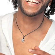 Collana cordino con cuore